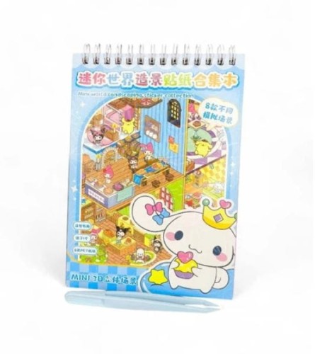 Domki z naklejkami 3D DIY Cinnamonroll Sanrio TIK TOK