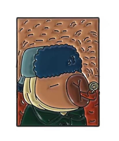 Przypinka emaliowana metalowa PIN Kapi-Autoportret Van Gogh