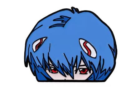 Przypinka emaliowana metalowa PIN Rei Ayanami Neon Genesis Evangelion