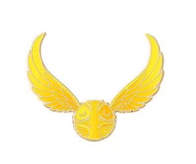 Przypinka emaliowana metalowa PIN Golden Snitch Harry Potter