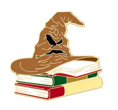 Przypinka emaliowana metalowa PIN Tiara Przydziału Harry Potter