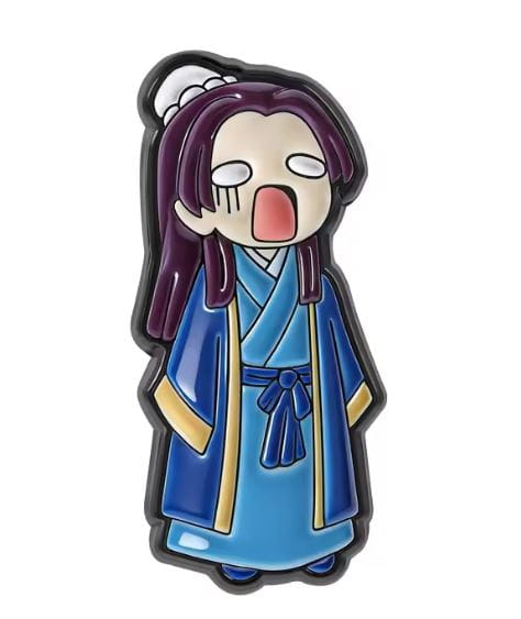 Przypinka emaliowana metalowa PIN Jinsi Szok Chibi ver. Zapiski Zielarki