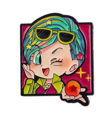 Przypinka emaliowana metalowa PIN Bulma Chibi Dragon Ball