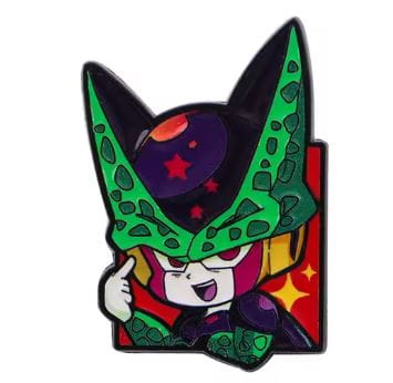 Przypinka emaliowana metalowa PIN Cell idealna forma Chibi Dragon Ball
