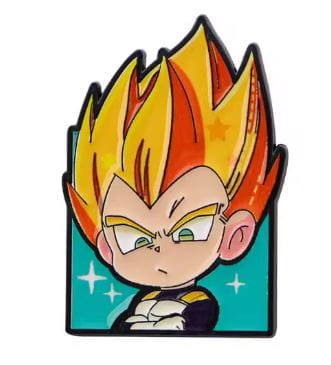 Przypinka emaliowana metalowa PIN Vegeta Chibi Dragon Ball