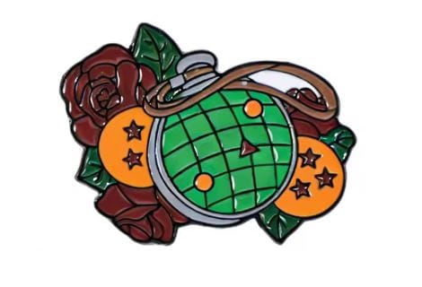 Przypinka emaliowana metalowa PIN Radar smoczych kul Dragon Ball
