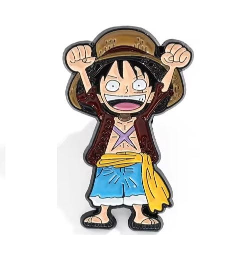 Przypinka emaliowana metalowa PIN Monkey D. Luffy ver 1. One Piece