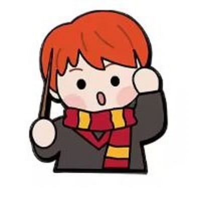 Przypinka emaliowana metalowa PIN Ron Chibi Harry Potter