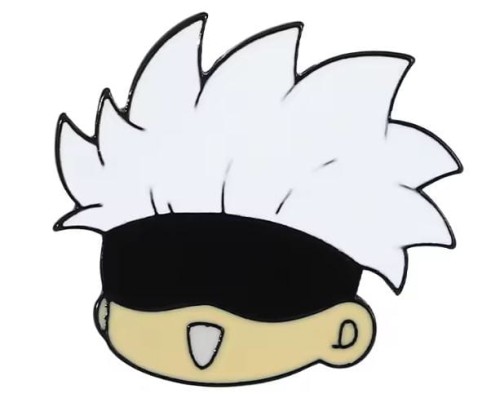 Przypinka emaliowana metalowa PIN Satoru Gojo ver. 4 Jujutsu Kaisen