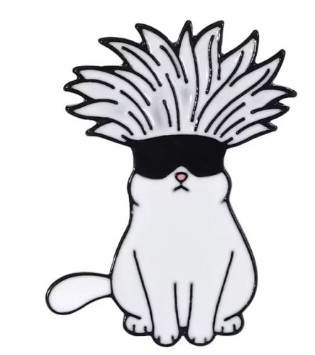 Przypinka emaliowana metalowa PIN Satoru Gojo ver. 5 Jujutsu Kaisen
