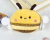 Portfelik pluszowy kawaii pszczoła 10cm