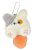 Breloczek pluszowy kotek kawaii rudy ogonek 10cm