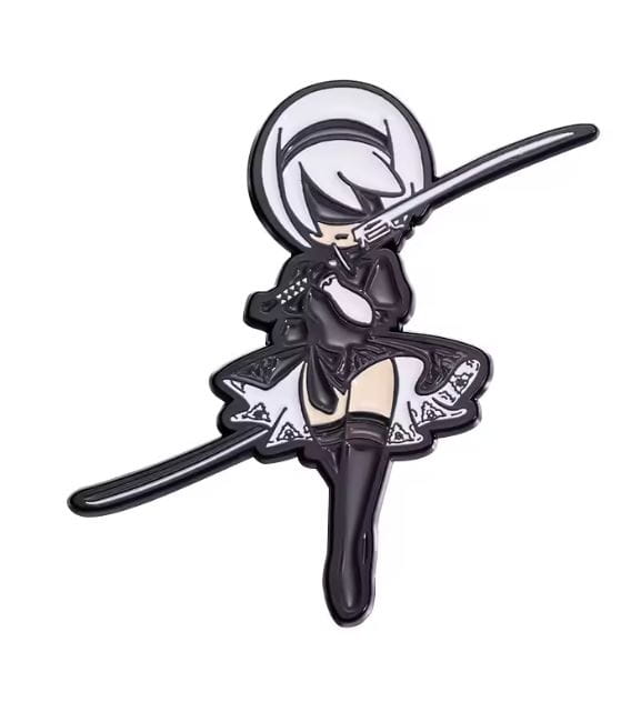 Przypinka emaliowana metalowa PIN 2B NieR: Automata