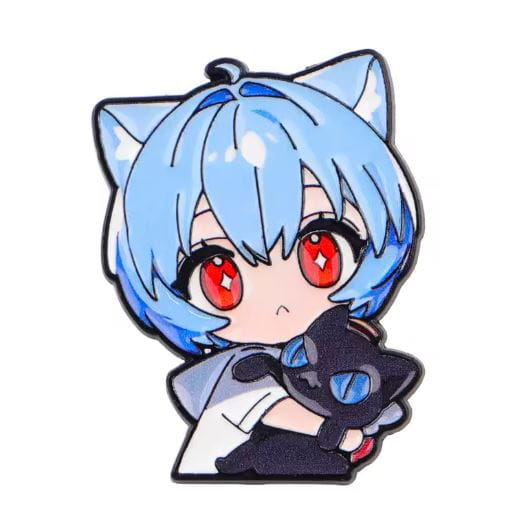 Przypinka emaliowana metalowa PIN Rei Ayanami Chibi ver. Neon Genesis Evangelion