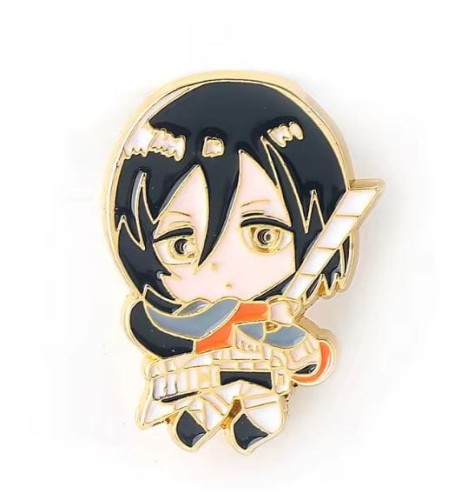 Przypinka emaliowana metalowa PIN Mikasa Ackerman Attack on Titan