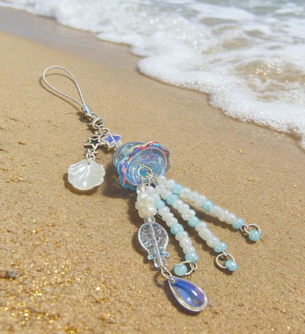 Zawieszka Wakacyjna Meduza Muszelka Letnia Lato Ocean Morze 13cm