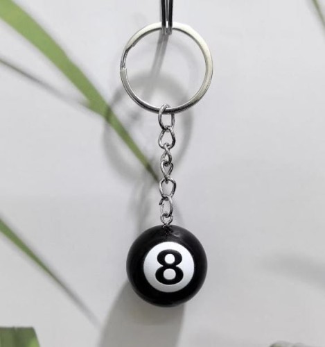 Brelok kula bilardowa 8 czara bila ósemka 8,5cm