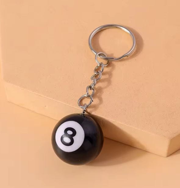 Brelok kula bilardowa 8 czara bila ósemka 8,5cm
