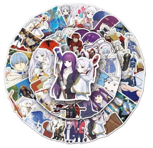 Naklejki winylowe Frerien Beyond Journeys End Anime Himmel Fern 50 sztuk