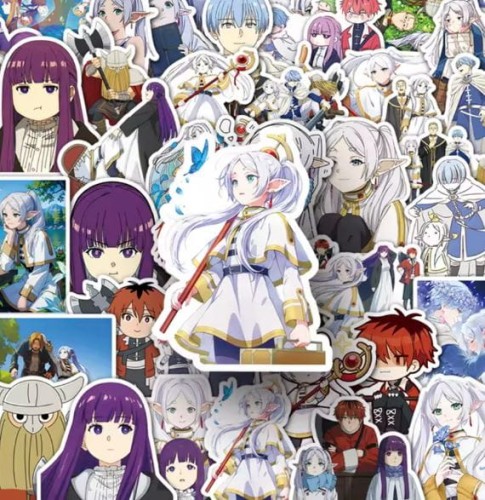 Naklejki winylowe Frerien Beyond Journeys End Anime Himmel Fern 50 sztuk
