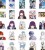 Naklejki winylowe Frerien Beyond Journeys End Anime Himmel Fern 50 sztuk