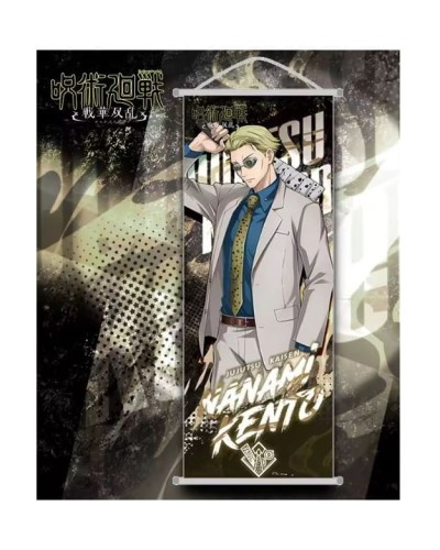 Obraz wiszący materiałowy Wall scroll Plakat do powieszenia Kento Nanami Jujutsu Kaisen Anime Manga