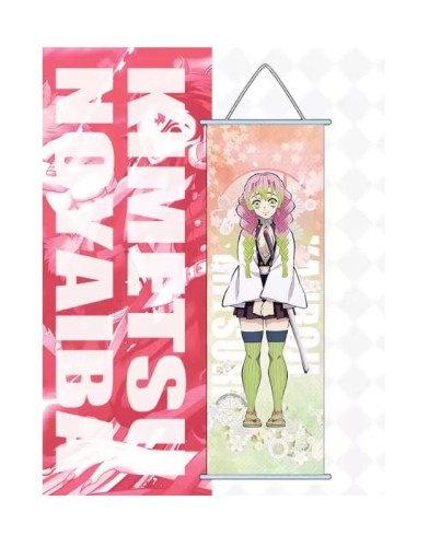Obraz wiszący materiałowy Wall scroll Plakat do powieszenia Mitsuri Kanroji Demon Slayer Anime Manga