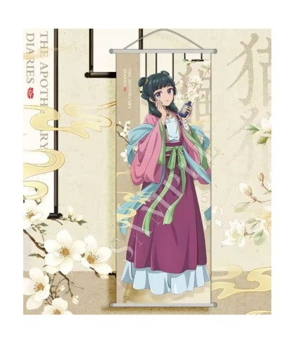 Obraz wiszący materiałowy Wall scroll Plakat do powieszenia Maomao Zapiski Zielarki Anime Manga
