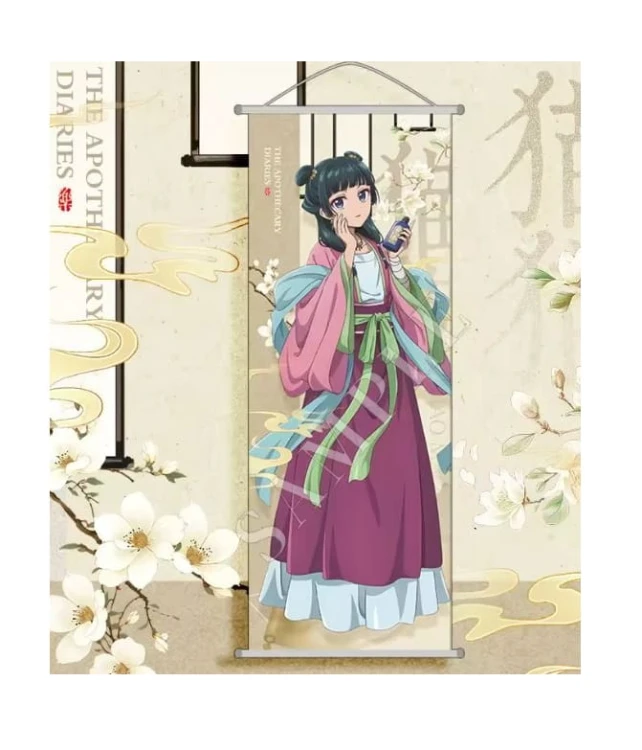 Obraz wiszący materiałowy Wall scroll Plakat do powieszenia Maomao Zapiski Zielarki Anime Manga