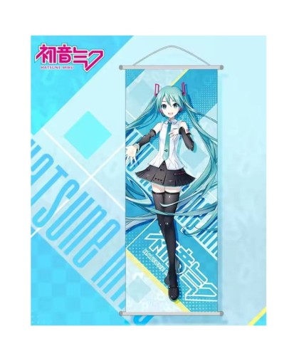 Obraz wiszący materiałowy Wall scroll Plakat do powieszenia Hatsune Miku Anime Manga