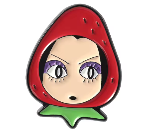 Przypinka emaliowana metalowa PIN Nana Truskawa