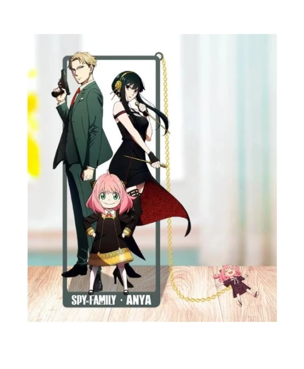 Metalowa zakładka z łańcuszkiem Anya Yor Loid Forger Spy x Family Anime Manga