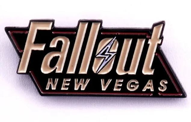 Przypinka emaliowana metalowa PIN New Vegas Fallout