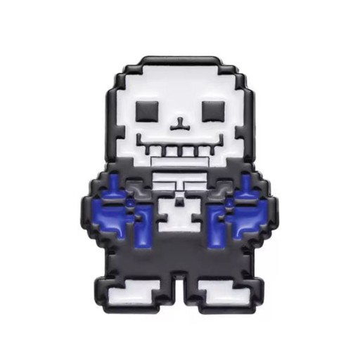 Przypinka emaliowana metalowa PIN Sans z gry Undertale