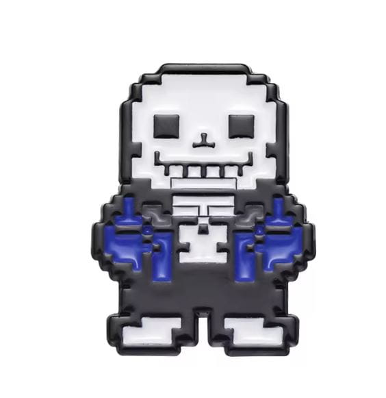 Przypinka emaliowana metalowa PIN Sans z gry Undertale