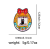 Przypinka emaliowana metalowa PIN Tamagotchi Jiji Studio Ghibli