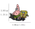 Przypinka emaliowana metalowa PIN Sponge Bob i Patryk Rozgwiazda