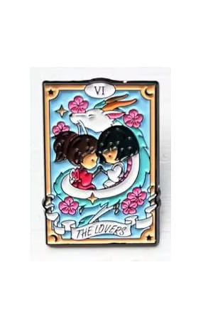 Przypinka emaliowana metalowa PIN Tarot Studio Ghibli Spirited Away