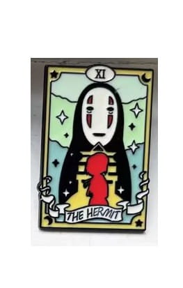 Przypinka emaliowana metalowa PIN Tarot Studio Ghibli Spirited Away Hermit
