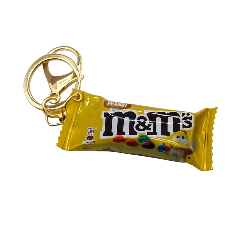 Brelok Mini  M&amp;M's Draże Czekoladowe Orzechowe Żółte