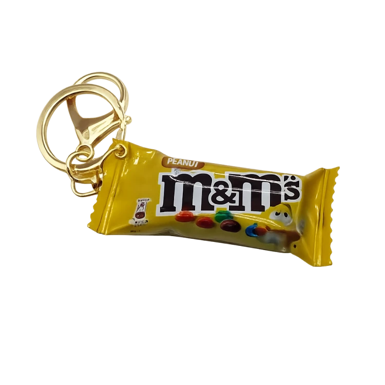 Brelok Mini  M&amp;M's Draże Czekoladowe Orzechowe Żółte