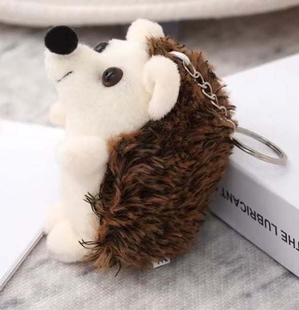 Breloczek pluszowy jeż miękki jeżyk kolczatek 10cm