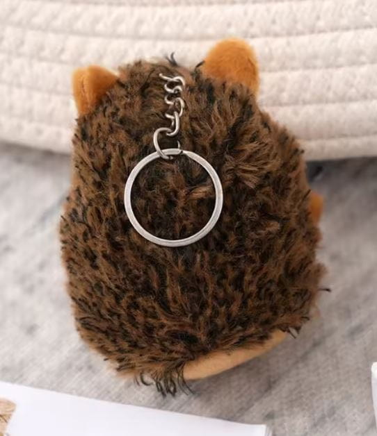 Breloczek pluszowy jeż miękki jeżyk kolczatek 10cm