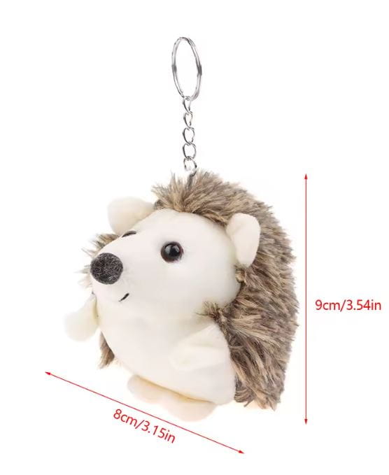 Breloczek pluszowy jeż miękki jeżyk kolczatek 10cm