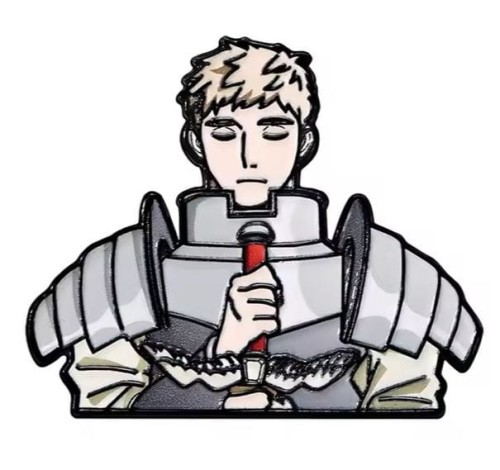 Przypinka emaliowana metalowa PIN Laios Touden Dungeon Meshi
