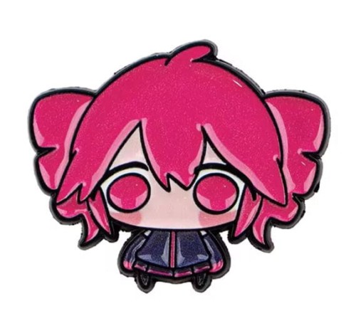 Przypinka emaliowana metalowa PIN Kasane Teto Vocaloid Chibi ver.