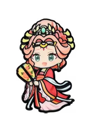 Przypinka emaliowana metalowa PIN Gyokuyō Chibi ver. Zapiski Zielarki