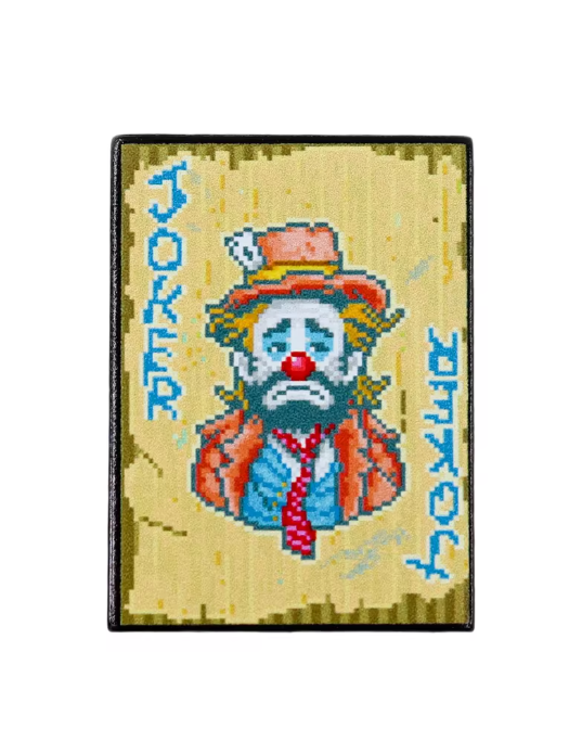 Przypinka emaliowana metalowa PIN Balatro Karta Rare Joker Vagabond
