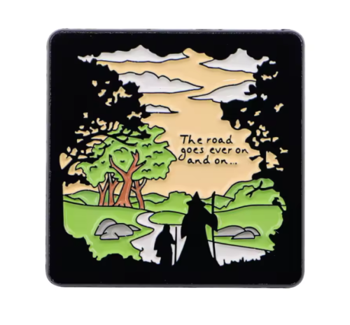 Przypinka emaliowana metalowa PIN Władca Pierścieni Hobbit Gandalf Frodo