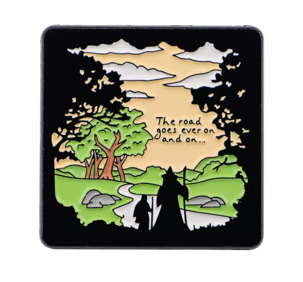 Przypinka emaliowana metalowa PIN Władca Pierścieni Hobbit Gandalf Frodo